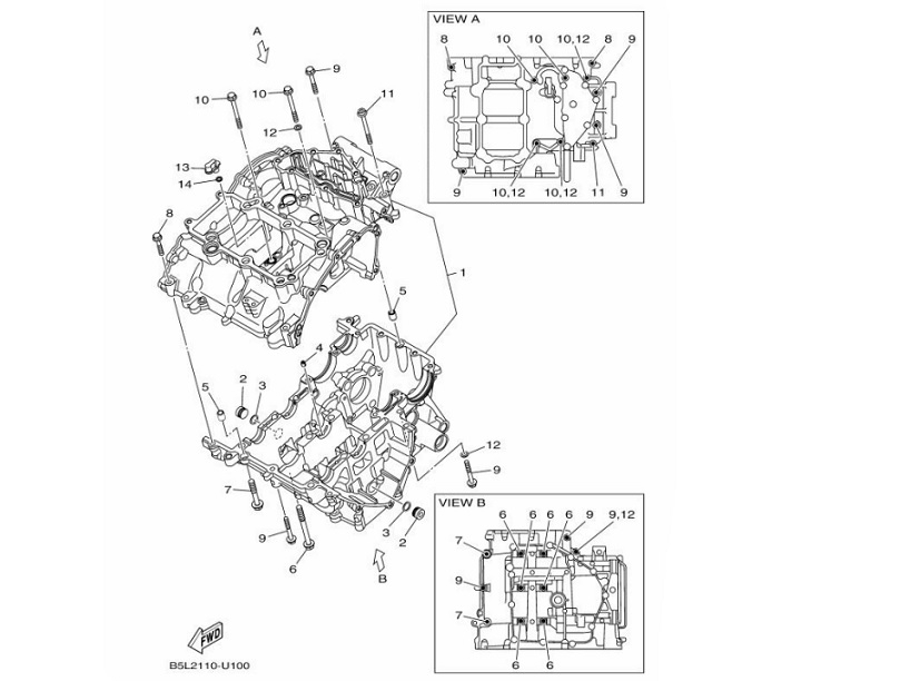 10 Crankcase 10 Crankcase