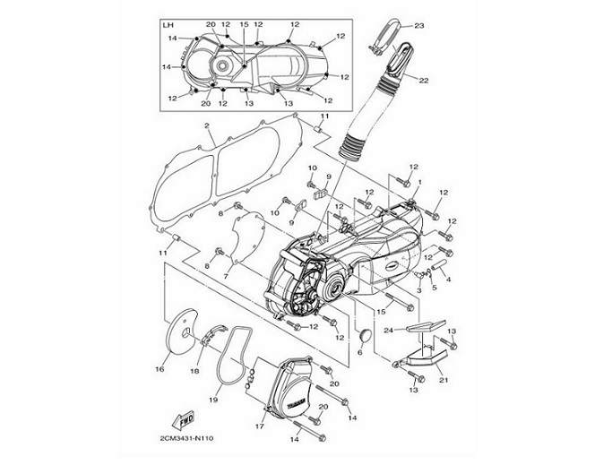 11 Crankcase Cover 1