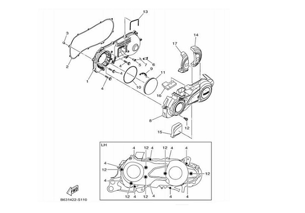 11 Crankcase Cover 1