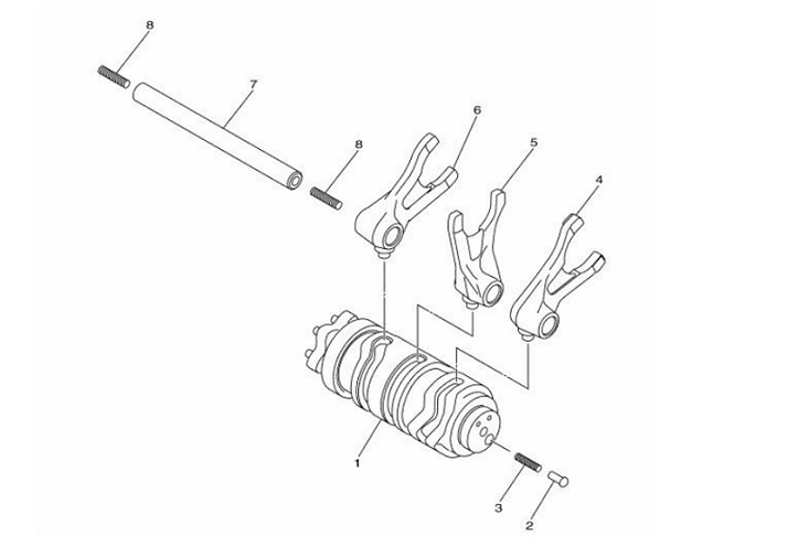 15 Shift Cam & Fork
