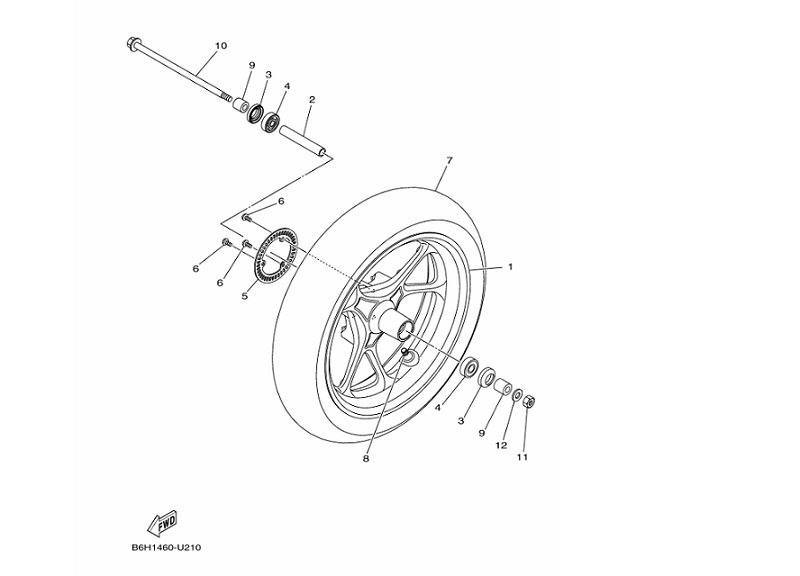 21 Front Wheel