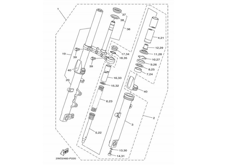22 Front Fork