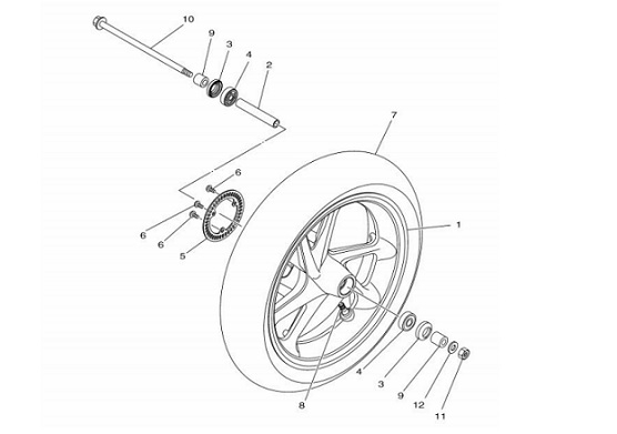 22 Front Wheel