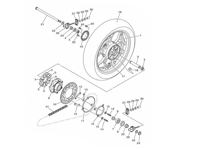 28 Rear Wheel