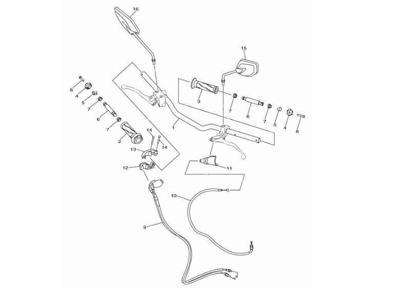 30 Steering Handle & Cable