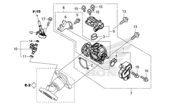 E-18 Throttle Body