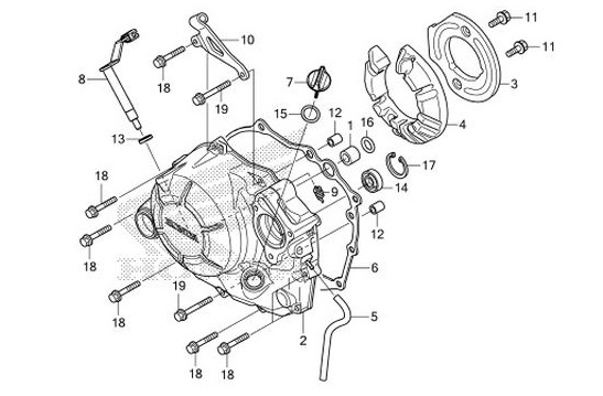 E-6 Right Crankcase Cover