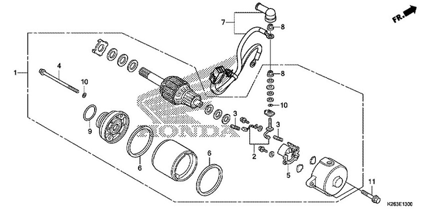 E-10 Starter Motor