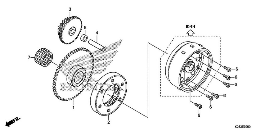 E-7 Starting Clutch E-7 Starting Clutch