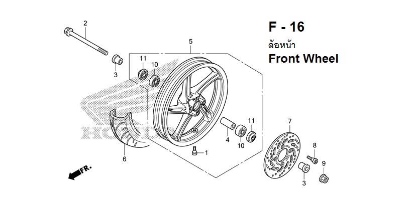F-16 Front Wheel