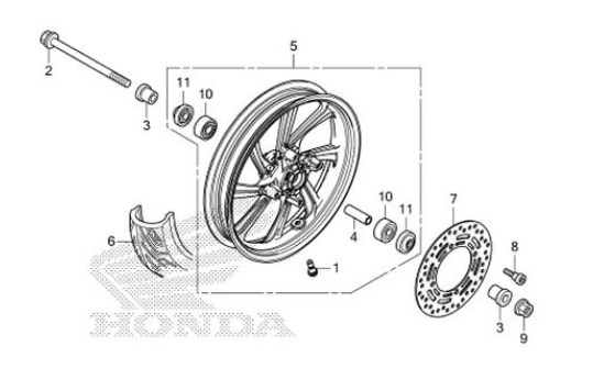 F-17 Front Wheel