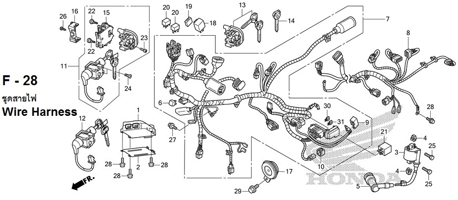 F-28 Wire Harness F-28 Wire Harness