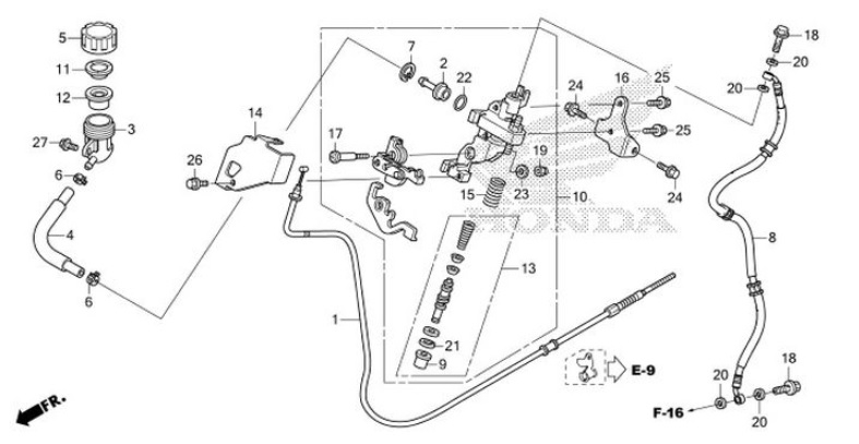 F-5-1 Brake Master Cylinder (CBS)