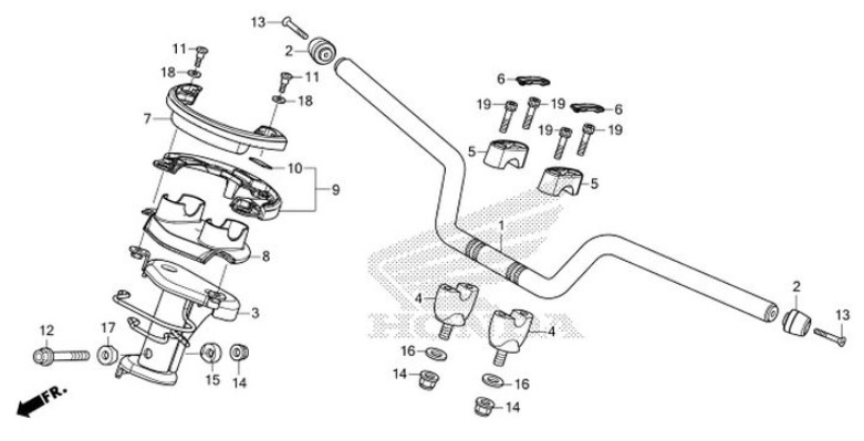F-6 Handle Pipe / Handle Cover