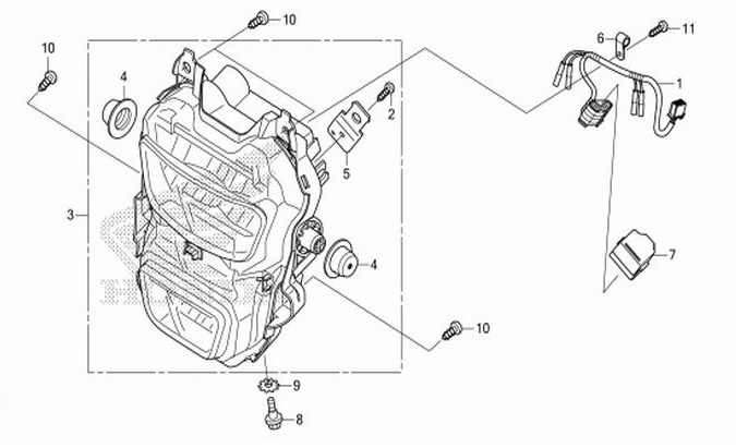 F-1 Headlight