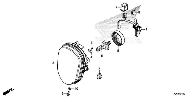 F-1 Headlight