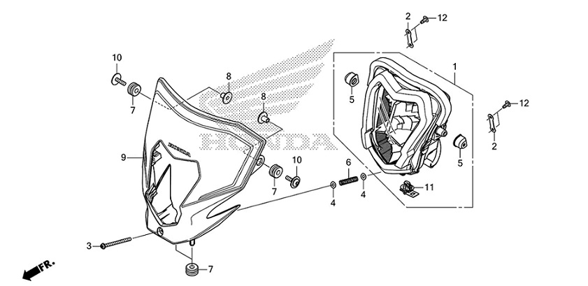 F-1 Headlight