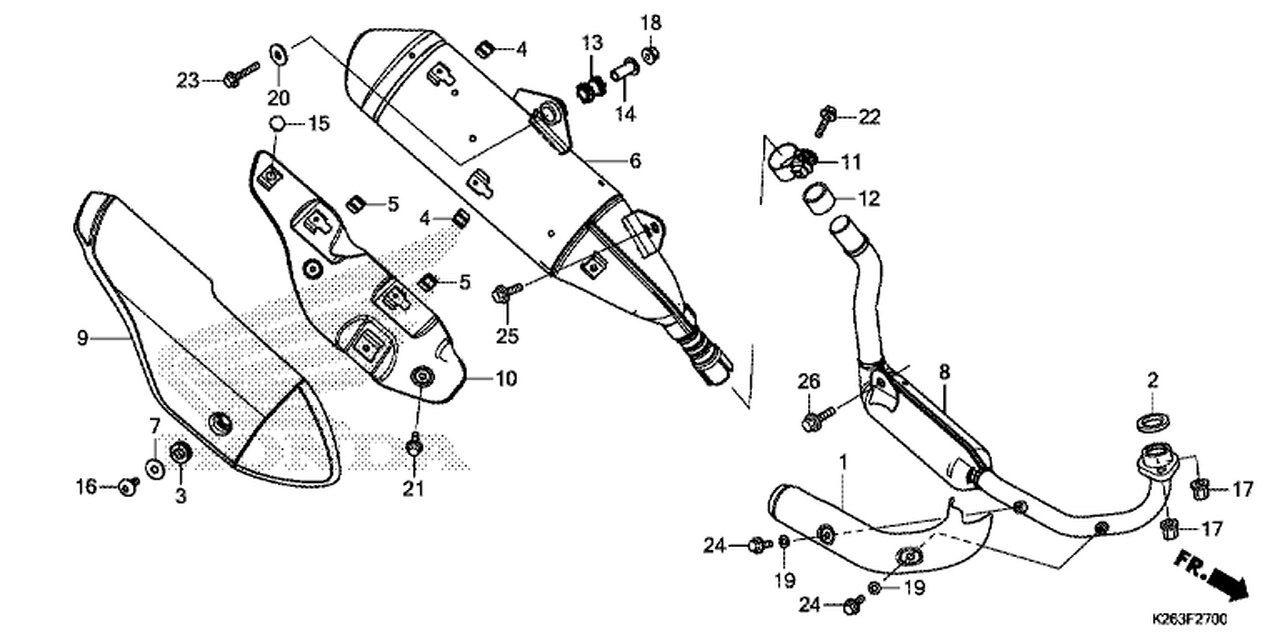 F-21 Exhaust Muffler