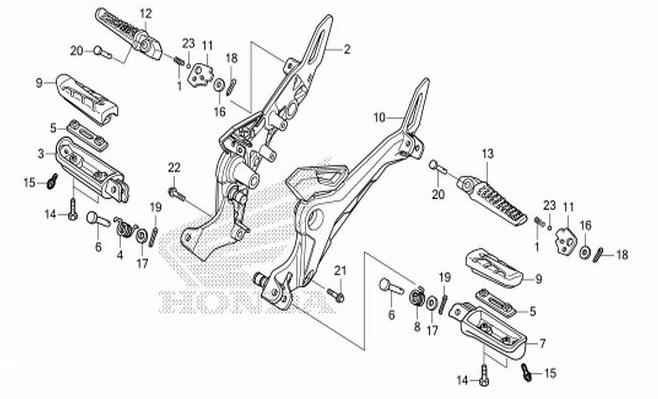 F-23 Footrest
