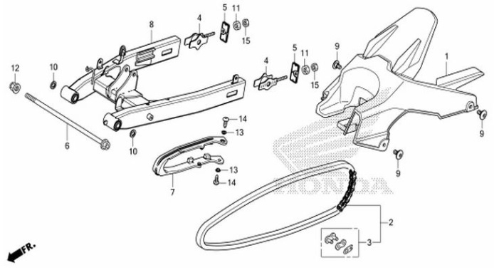F-25 Swingarm