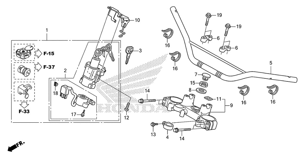 F-6 Handle Pipe/Top Bridge