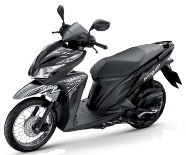 Click 125i Racing Silver/Black Plastics