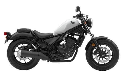 Honda CMX/Rebel 300 White/Black Plastics Honda CMX/Rebel 300 White/Black Plastics