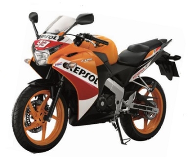 CBR150R Orange/White Plastic Parts (YR271) CBR150R Orange/White Plastic Parts (YR271)