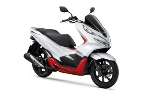 PCX White-Red Plastic Parts (NHB61P)