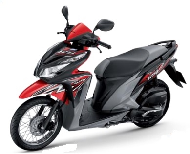 Click 125i Racing Red/Black Plastics