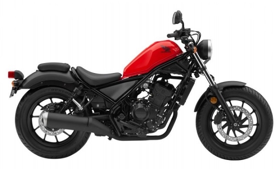 Honda CMX/Rebel 300 Red/Black Plastics