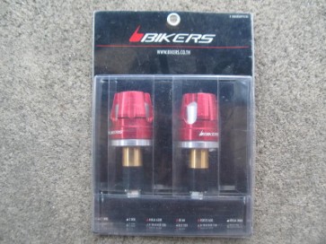 Kawasaki Z250/650 Handle Bar Caps (use with Bikers Handle Bar)-Red