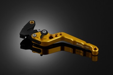 ADJ. Rear Brake Lever with hole through the lever (Curve Surface) - Light Gold