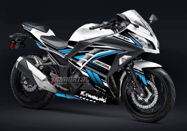 Kawasaki ninja cheap 300 blue