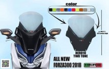 Honda Forza 250/300 (2018-2020) Hero 10 Two Tone Windshield