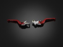 Adjustable Front Brake-Clutch Lever - Red