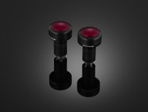 Handle Bar Caps (used with BIKERS Handle Bar) - Red