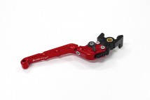 Folding Adjustable Front Brake Lever (Long) - Red