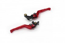 Adjustable Front Brake-Clutch Lever (Long) - Red
