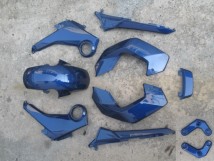 Honda MSX Plastics Candy Pisces Blue - Complete Set