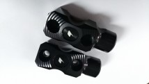 ER-6N Rotating Bar Clamps With Mirror Hole (2pcs)-Black