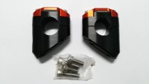 Honda Forza 300/ PCX 125/150 Bar Clamp Set  (use with BIKERS' FATBAR, 28.6mm) - Orange