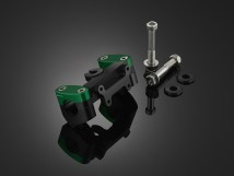 Bar Clamp Set (used with BIKERS' FATBAR, 28.6mm)-Green