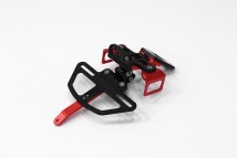 Adjustable License Plate Support - Red
