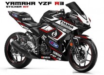 Yamaha YZF R3 Decal Sticker Kit-FIAMM