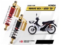 WAVE 110i/125i ('13>) YSS Rear Shock G-Series (Gold Edition)