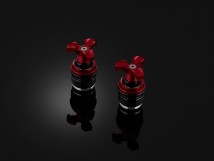 Front Shock Up Adjusters - Red