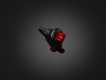 Oil Filler Plug with Leveling Rod - Red