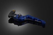 Folding Adjustable Rear Brake Lever (Curve Surface) - Blue