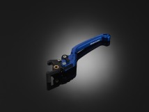 Premium Folding Adjustable Rear Brake Lever - Blue